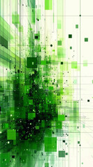 Poster - black abstract technology illustration background
