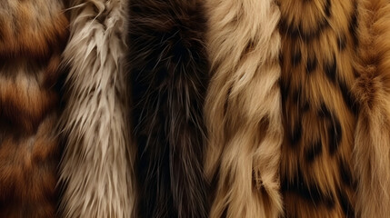 a close up of a fur coat