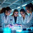 © Drowfear - three women in lab coats looking at a tablet