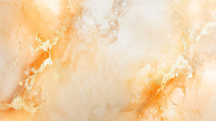Poster - Elegant Golden Orange Marble Texture Background Design Abstract Art Premium Quality stone decor     