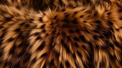 a close up of a fur coat