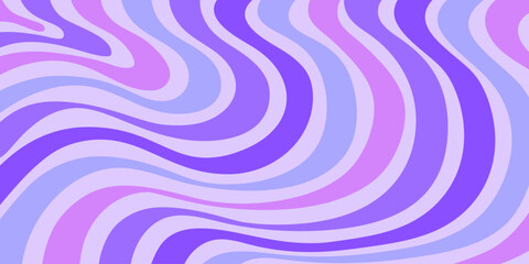 Poster - Abstract Wavy Geometric Y2k Texture Vector Design. Cool Trendy Groovy Curvy Pattern. Psychedelic Trippy Liquid Colorful Backdrop.