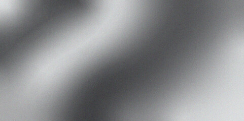 Leinwandbilder - Retro Gradient Grunge Background with Noise. Silver metal texture background chromium. black and grey Grain Blur Gradient Noise Wallpaper backdrop social media, banner, Steel metallic Background.	