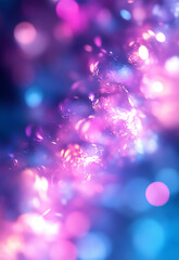 Poster - abstract background of iridescent holographic glass waves, creating a modern and futuristic aestheti