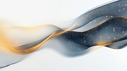 Poster - elegant banner with an abstract design on a white background.
