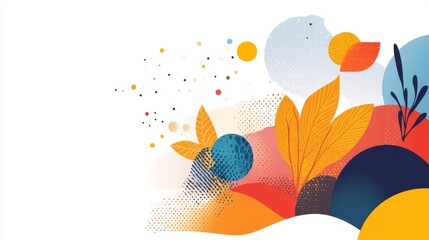 Poster - Vector illustration with a clean, white background and modern design.