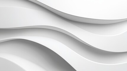 Aufkleber - White background with smooth color transition and stylish curved lines.