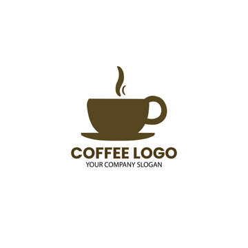 Coffee and cup logo Design template 