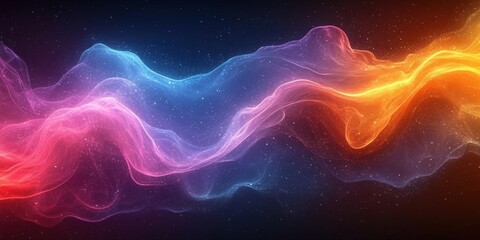 Poster - Abstract colorful lines background with vibrant hues and dynamic patterns for artistic design projects