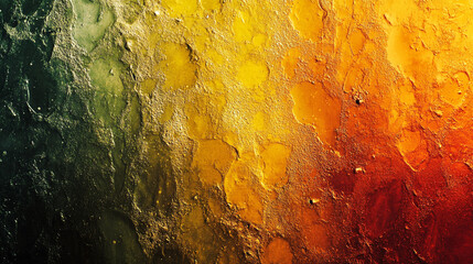 Poster - Vibrant colors create a textured abstract design resembling a sunset or sunrise scene