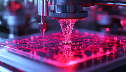 Poster - Innovative bioprinter creating intricate vascular structures