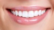 © Phatharaporn - Close Up Of A Bright, Healthy Smile With Pearly White Teeth And Glossy Pink Lips