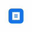 © John - receipt document icon sign vector