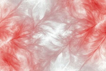 Aufkleber - Abstract Red and White Swirl Pattern with Soft Textures and Depth