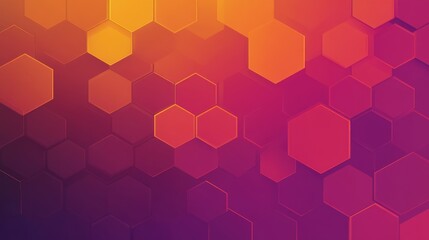 Wall Mural - Stunning Hexagon Gradient Pattern Design