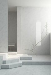 Aufkleber - Minimalistic Interior Design Concept