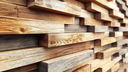 Aufkleber - Reclaimed Wood Paneling Wall Design Texture