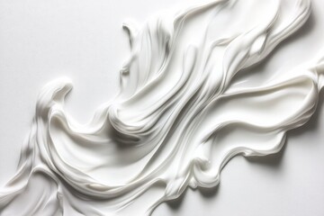 Aufkleber - Smooth White Creamy Texture on a Minimalist Background Surface