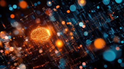 Poster - Digital Brain Illuminated Within A Complex Network System