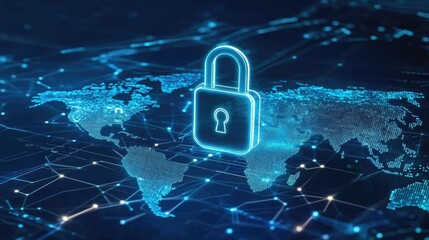 Poster - Global Digital Security Network Padlock Protection