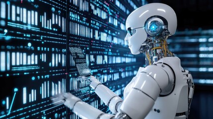 Poster - Advanced Robot Interacting With Digital Data Streams