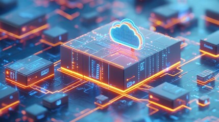 Poster - Cloud Computing Network Digital Infrastructure System