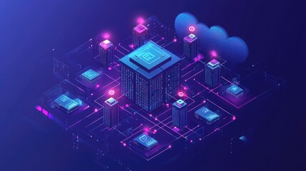 Poster - Cloud Computing Network Data Center Infrastructure Visualization