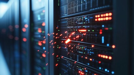 Poster - Data Transfer In A Modern Server Room