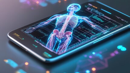 Poster - Digital Hologram Shows Human Anatomy on Smartphone