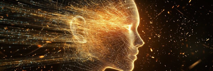 Poster - Exploring the evolution of artificial intelligence through captivating digital art forms