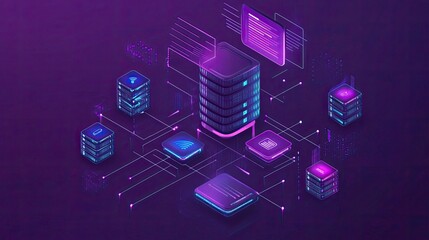 Poster - Networked Servers Data Center Digital Infrastructure System