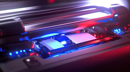 Poster - Advanced Technology Printer Processing Paper Document