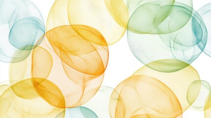 Poster - Abstract Colorful Overlapping Translucent Circles Design