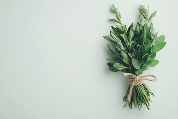 Wall Mural - Fresh Herbs Bouquet - A Culinary Delight