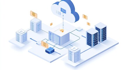 Poster - Cloud based data storage system infrastructure network