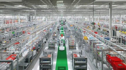 Poster - Automated Warehouse System High Tech Distribution Center