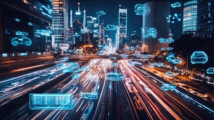Poster - Smart City Traffic Management System at Night