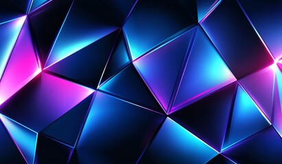Poster - Abstract 3D rendering of a chaotic surface