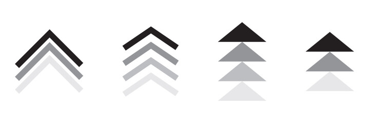 Fototapete - Swipe up icons vector