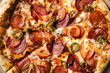 © ADDICTIVE STOCK - Closeup of a freshly baked spicy pepperoni pizza
