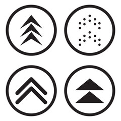 Fototapete - Swipe up, arrow symbol, button. Swipe up insta story icon. Text swipe up. Arrow up for social media stories, design blogger, scroll pictogram