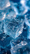© roei - Blue Ice Cubes Gradient Design - Mobile Screen Wallpaper