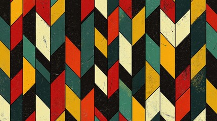 Aufkleber - Dynamic geometric pattern design abstract art visual content modern environment aesthetic viewpoint