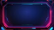© lisa - Abstract Neon Frame Futuristic Technology Design