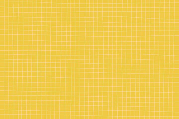 Poster - Yellow background with a grid of squares. The squares are of different sizes and are not perfectly aligned