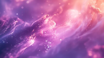 Wall Mural - vibrant purple pink abstract art background with glowing light and soft gradients shining bright bokeh effect