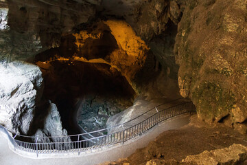 Wall Mural - Natural Entrance and trail descending into Carlsbad Caverns National Park, New Mexico