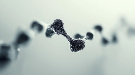 Network connection, nodes, abstract background, science concept