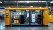 © kartika intan - Innovative Yellow Industrial Hydrogen Generator in Factory Setting