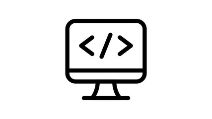 coding animated icon